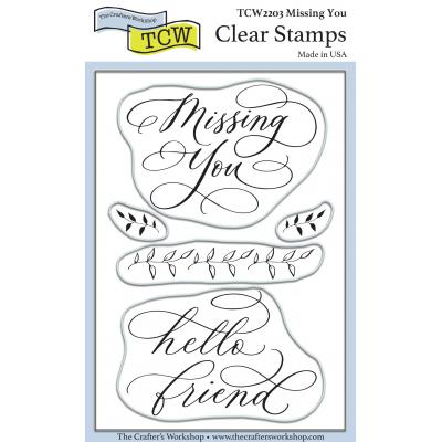 The Crafter's Workshop Clear Stamps - Missing You